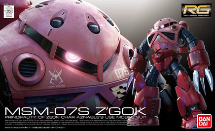 Bandai - #16 RG MSM-07S Char's Custom Z'gok "Mobile Suit Gundam" 1/144, Bandai - Hobby Recreation Products
