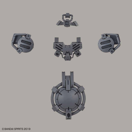 Bandai - 30mm 1/144 Option Armor, for Special Squd Portanova, Light Gray - Hobby Recreation Products