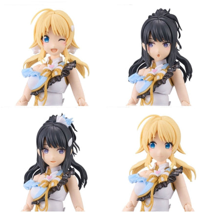 Bandai - 30MS Option Hair Style & Face Parts Set (Hiori Kazano/Meguru Hachimiya), Bandai - Hobby Recreation Products