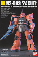 Bandai - #32 MS-06S Char's Zaku II 1/144 , Bandai HGUC - Hobby Recreation Products