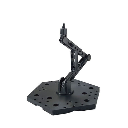 Bandai - Black Action Base 5 Display Stand for 1/144 Scale Models - Hobby Recreation Products