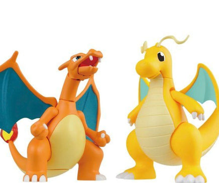 Bandai - Pokemon Model Kit Charizard & Dragonite "Pokemon", Bandai Spirits - Hobby Recreation Products