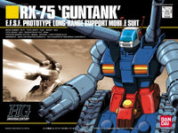 Bandai - RX-75 1/144 HGUC Guntank Model Kit - Hobby Recreation Products