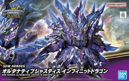Bandai - SDW Heroes Alternative Justice Infinite Dragon "SD Gundam World Heroes", Bandai - Hobby Recreation Products