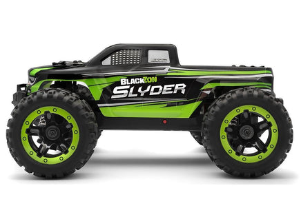 BlackZon - Slyder 1/16th RTR 4WD Electric Monster Truck - Green - Hobby Recreation Products
