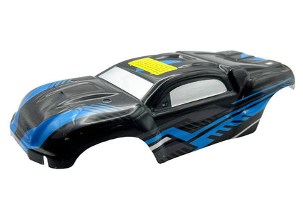 BlackZon - Slyder ST Body, Black with Blue Trim - Hobby Recreation Products
