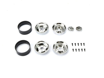 Carisma - 1.9" Chrome Wheels (pr.): SCA-1E - Hobby Recreation Products