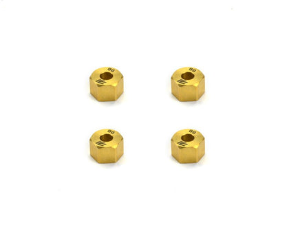Carisma - Brass Wheel Hex Set: SCA-1E - Hobby Recreation Products