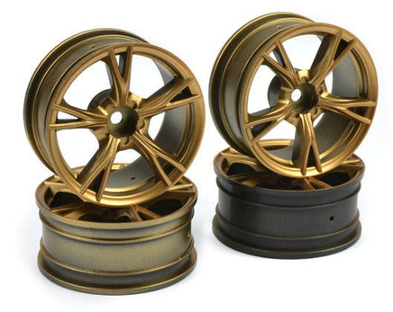 Carisma - Gold Wheels, for Lotus Exige V6 Cup R M40S, 4pcs - Hobby Recreation Products
