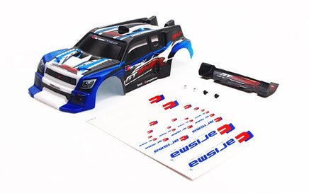 Carisma - GT24R Painted and Decorated Rally Body (Blue) - Hobby Recreation Products