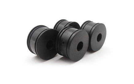 Carisma - GT24TR/MT Wheel Set (4): Black - Hobby Recreation Products