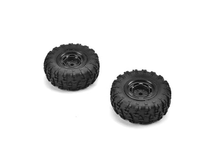 Carisma - Wheel & Tires Set (pr): MSA-1E - Hobby Recreation Products