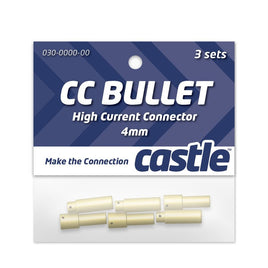 Castle Creations - 4mm Bullet Connectors - Hobby Recreation Products