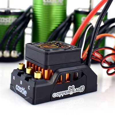 Castle Creations - Copperhead 10 ESC, 1415-2400kV 5mm Motor Combo - Hobby Recreation Products