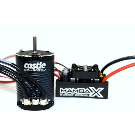 Castle Creations - Mamba X 25.2V Waterproof ESC and 1406-3800KV Sensored Motor Combo - Hobby Recreation Products