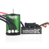 Castle Creations - MAMBA X Sensored 25.2V Waterproof ESC 1406-4600KV Combo - Hobby Recreation Products