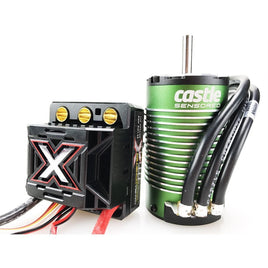 Castle Creations - MONSTER X 25.2V ESC, 8A Peak BEC w/ 1512-1800 KV Sensored Motor - Hobby Recreation Products