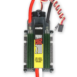 Castle Creations - Phoenix Edge 200 Amp ESC, 8S/33.6v, w/ 5 Amp BEC - Hobby Recreation Products