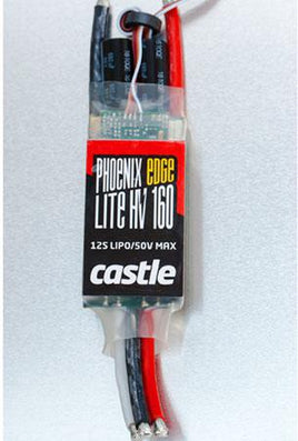 Castle Creations - Phoenix Edge Lite High Voltage 160 Amp ESC, 12S/50.4v, w/ No BEC - Hobby Recreation Products