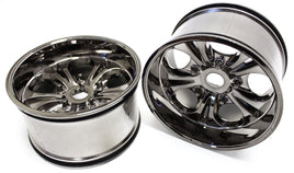 CEN Racing - 7.5 Wheels, 23mm Hex, Gunmetal Chrome, Colossus XT - Hobby Recreation Products