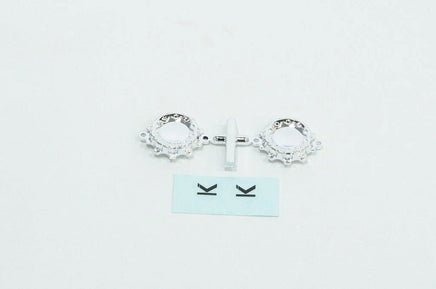 CEN Racing - Chrome Wheel Cap, w/Decal, for KG1 Forged KD014 Trident, 2pcs - Hobby Recreation Products