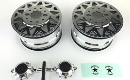 CEN Racing - F450 SD American Force H01 CONTRA Wheel (Chrome, w/cap) DL-Series, 2pcs - Hobby Recreation Products
