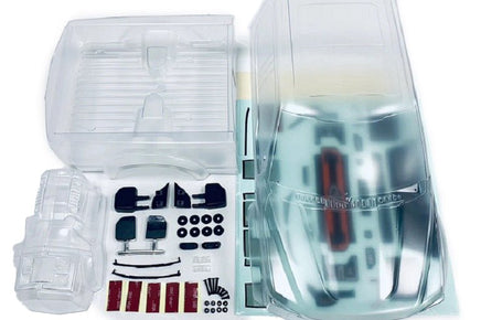 CEN Racing - FORD F-250 Complete Body Set, Clear with Headlight Bracket - Hobby Recreation Products