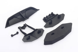 CEN Racing - Front Bumper & Rear Diffuser (foam, body post extension) M-Sport Puma Rally 1 - Hobby Recreation Products