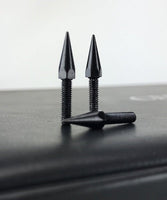 CEN Racing - KAOS Black Bullet Spiked Wheel Lugs (40pcs) (M2.5mm studs with Tool) - Hobby Recreation Products