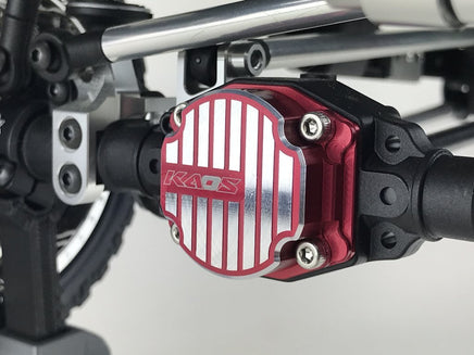 CEN Racing - KAOS CNC Metal Differential Cover (Red Anodized) 1pc Q / MT / DL Series - Hobby Recreation Products