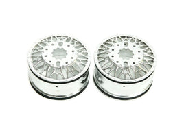 CEN Racing - KG1 Forged KD014 Trident-D, Wheels, Front, 35mm Width, Chrome, 2pcs - Hobby Recreation Products