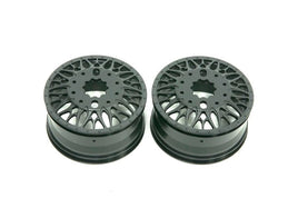 CEN Racing - KG1 Forged KD014 Trident-D Wheels, Front, 40mm Width, Black, 2pcs - Hobby Recreation Products