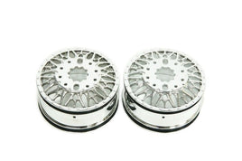 CEN Racing - KG1 Forged KD014 Trident-D Wheels, Rear, 31mm Width, Chrome, 2pcs - Hobby Recreation Products
