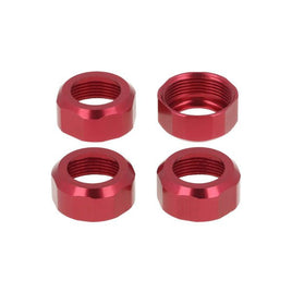 CEN Racing - Shock Cap, Red Anodized, for the Q & MT Series (4pcs) - Hobby Recreation Products