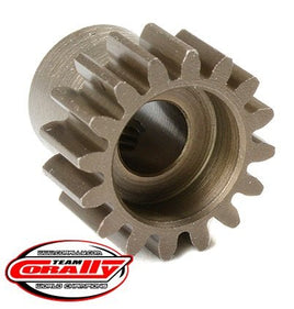 Corally - 32 Pitch Pinion - Short - Hardened Steel - 16 Tooth - Shaft Dia. 5mm - Hobby Recreation Products