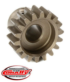 Corally - 32 Pitch Pinion - Short - Hardened Steel - 18 Tooth - Shaft Dia. 5mm - Hobby Recreation Products