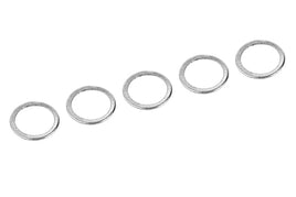 Corally - Aluminum Shim Ring - ID 6.35mm - 0.4mm - 5 pcs - Hobby Recreation Products