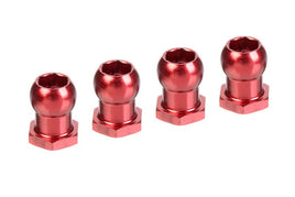 Corally - Aluminum Steering Ball 4.25mm - M3 - 4 pcs - Hobby Recreation Products