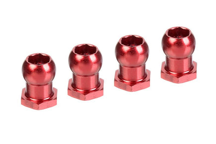 Corally - Aluminum Steering Ball 4.25mm - M3 - 4 pcs - Hobby Recreation Products