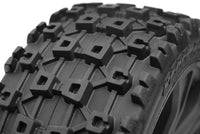 Corally - Asuga XLR Off-Road Low Profile Tires Glued on Black 1 pair - Hobby Recreation Products