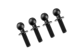 Corally - Ball End Dia. 4.8mm - Thread 8mm - Steel - 4 pcs: SBX410 - Hobby Recreation Products