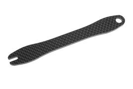 Corally - Battery Brace - Graphite 2mm - 1 pc: SBX410 - Hobby Recreation Products