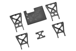 Corally - Center Roll Cage Mount - Chassis Tube version - Composite - 1 Set - Hobby Recreation Products