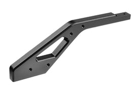 Corally - Chassis Brace, Asuga XLR, Front, Swiss Made 7075 T6, 3mm, Hard Anodized, Black, Made In Italy - Hobby Recreation Products