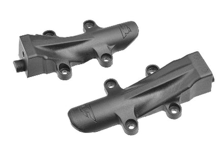 Corally - Chassis Brace Tube Cover, Front/Rear, 1 Set, for Kagama - Hobby Recreation Products