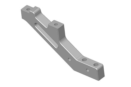 Corally - Chassis Brace - XTR - Front - Aluminum - Titanium Color - 1 Pc - Hobby Recreation Products