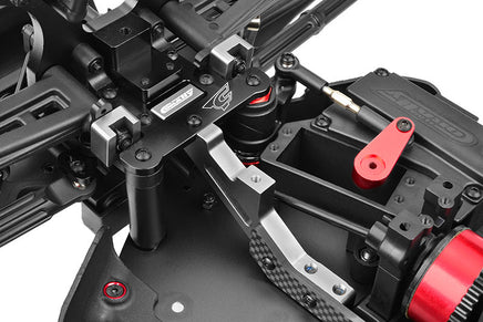 Corally - Chassis Brace - XTR - Front - Aluminum - Titanium Color - 1 Pc - Hobby Recreation Products
