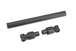 Corally - Chassis Tube - Front - 110mm - Aluminum - Black - 1 Set - Hobby Recreation Products