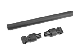 Corally - Chassis Tube - Front - 135mm - Aluminum - Black - 1 Set - Hobby Recreation Products