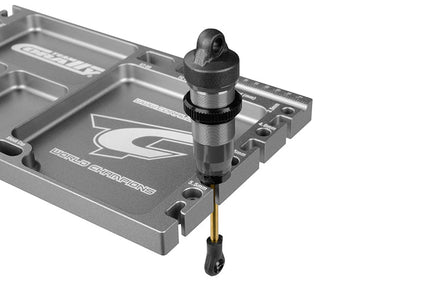 Corally - CNC Aluminum Multi-Purpose Ultra Parts Tray; Red - Hobby Recreation Products